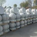 丹东 白麻花岗岩石材圆球，石球，挡车球，隔离球，景观石球，风水球等