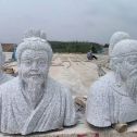 丹东 白麻花岗岩石材人物立体雕刻