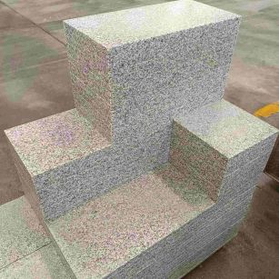 丹东 白麻花岗岩荔枝面地铺石