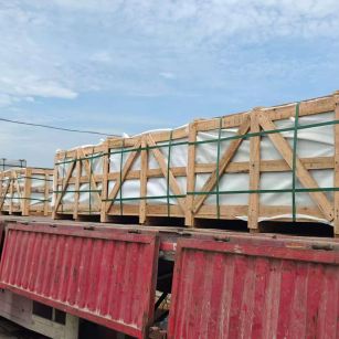 丹东 芝麻白花岗岩地铺石出口专车-泰国游