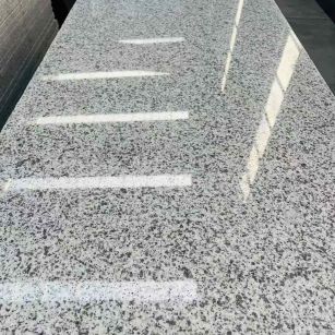 丹东 白麻花岗岩光面毛板