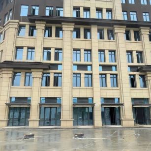 丹东 黄金麻花岗岩荔枝面小区外墙干挂