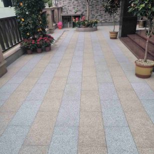 丹东 黄金麻白麻荔枝面庭院铺装展示