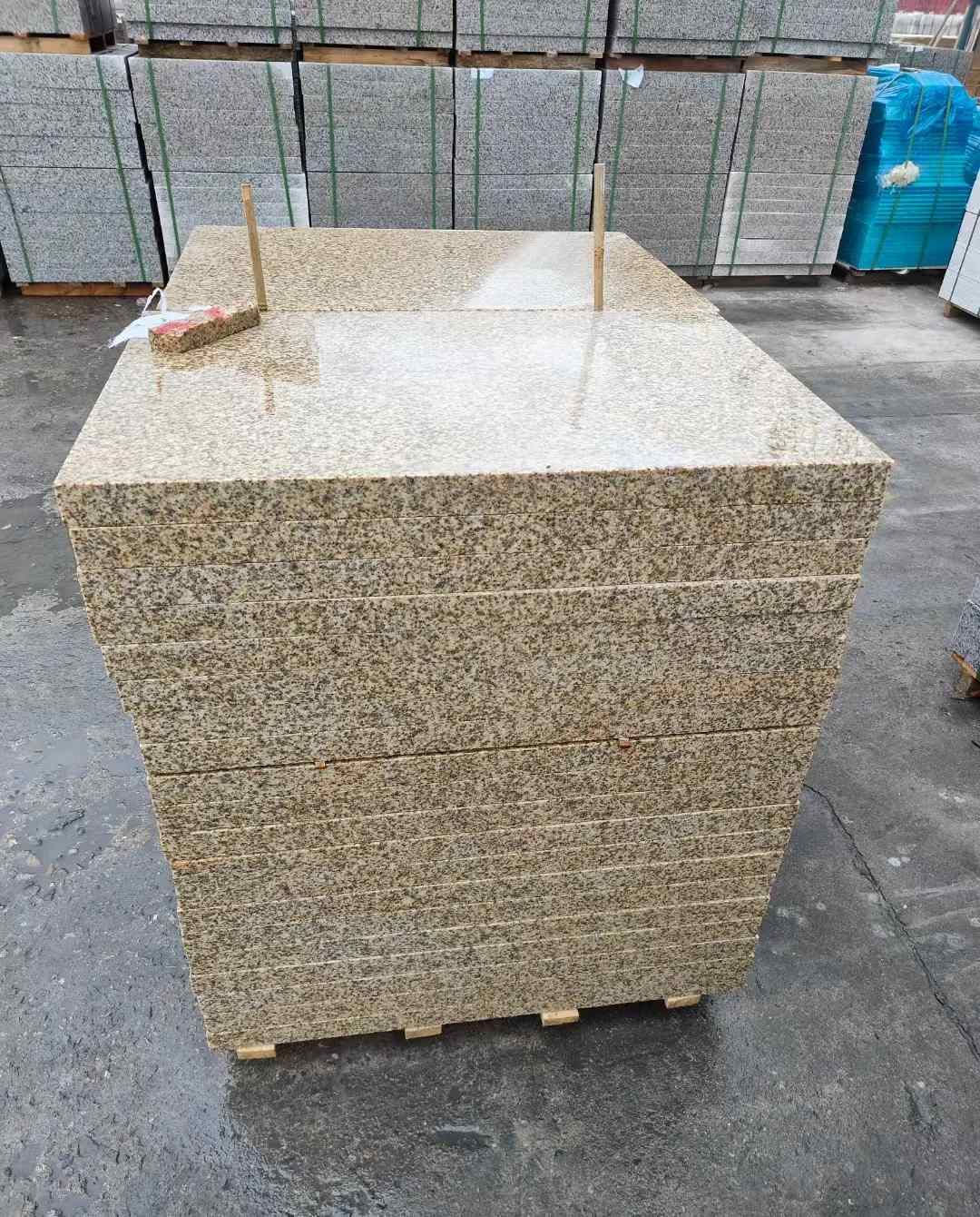 丹东 湖北黄金麻花岗岩石材荔枝面外墙石材