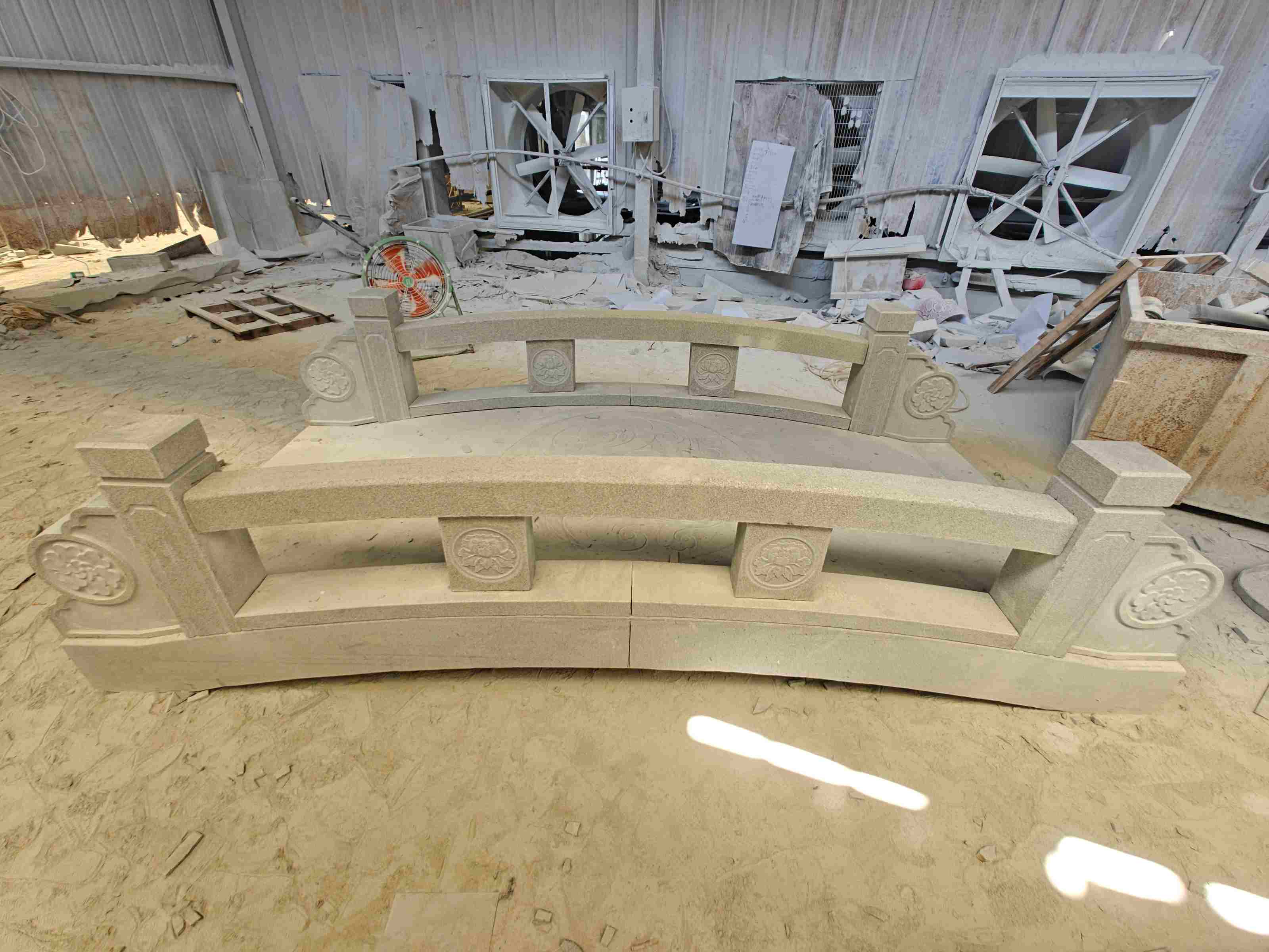 丹东 芝麻灰花岗岩异形加工-拱桥，石桥