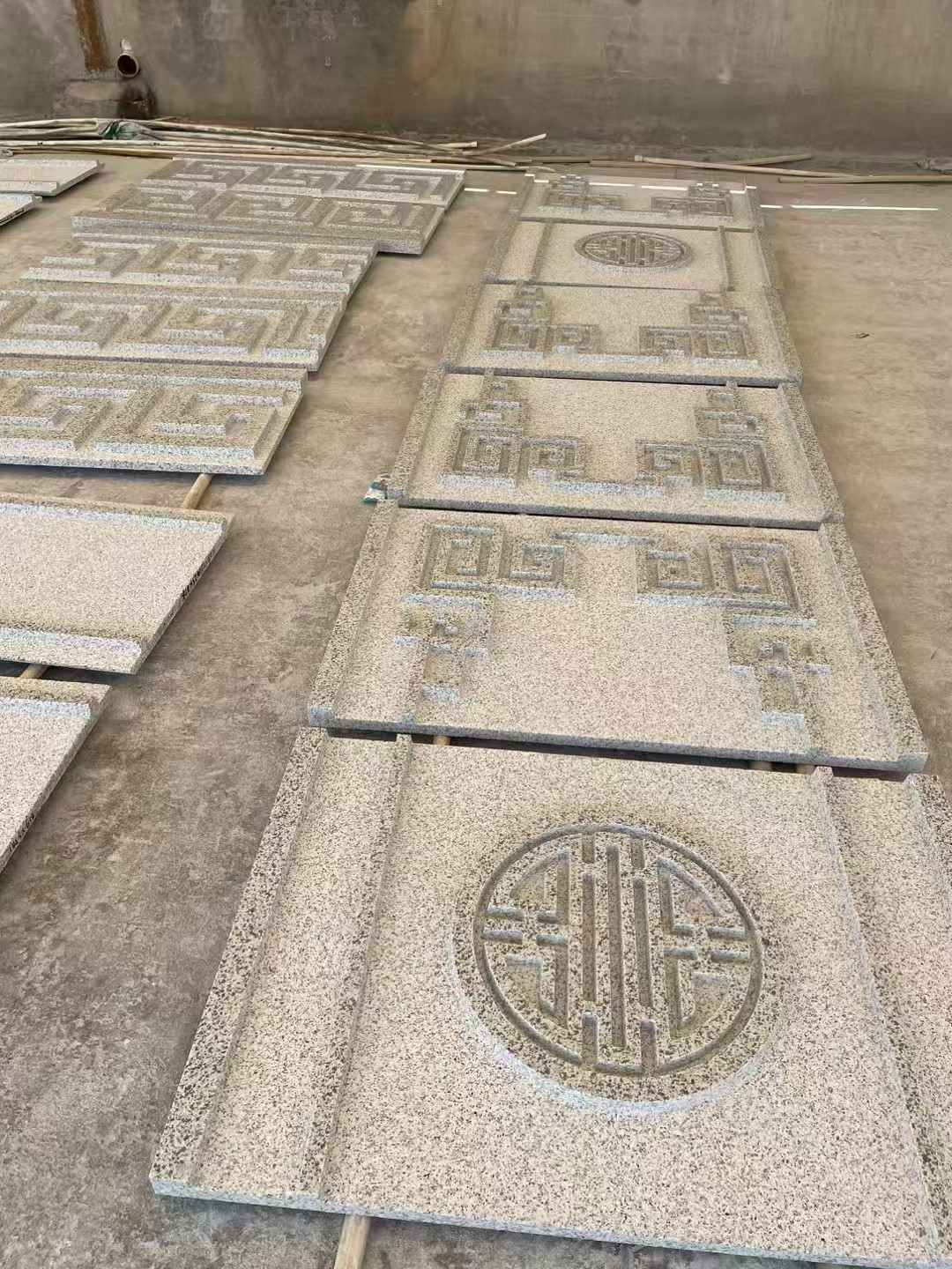 丹东 白麻花岗岩外墙立面雕刻板