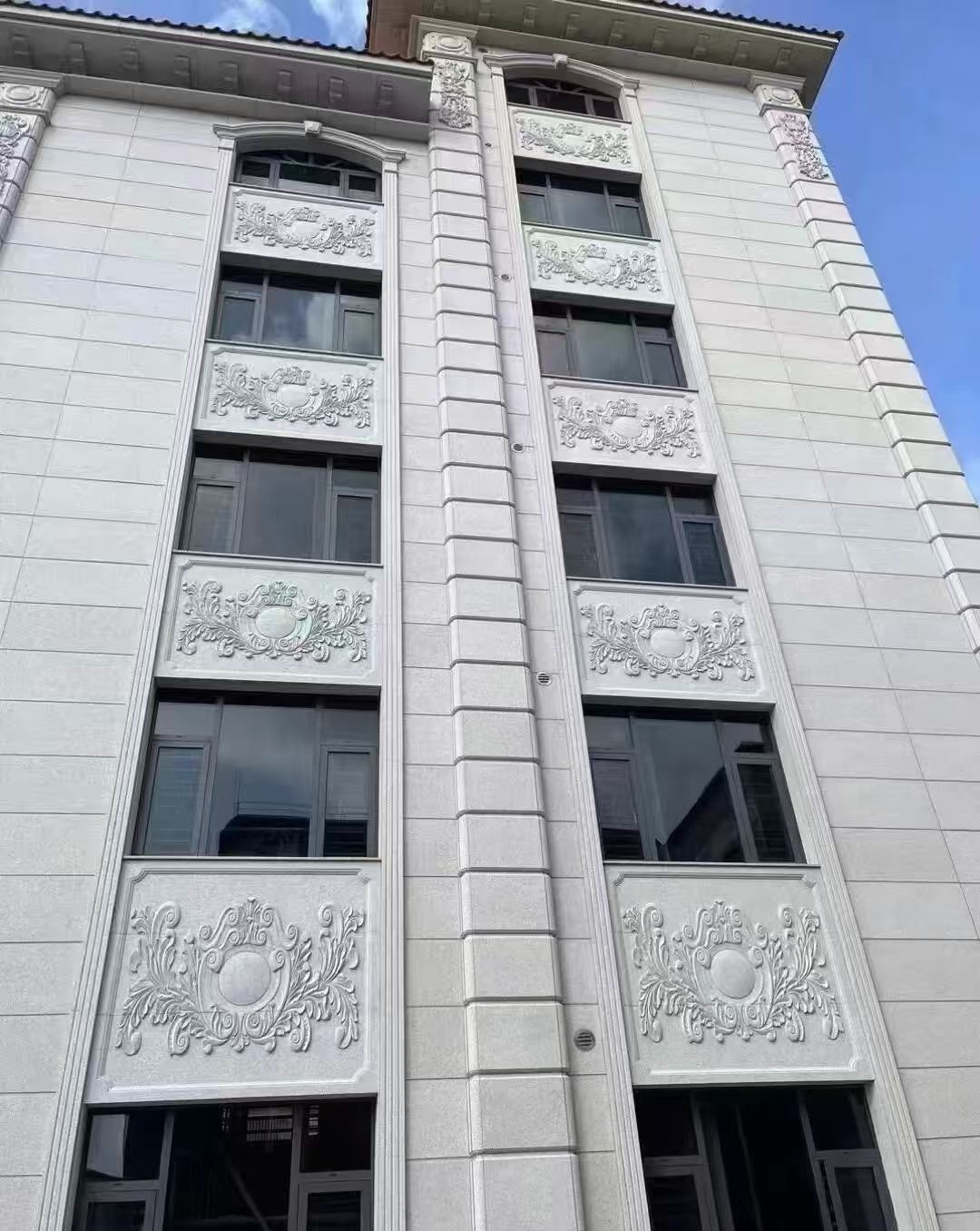 丹东 白麻荔枝面花岗岩别墅外墙干挂